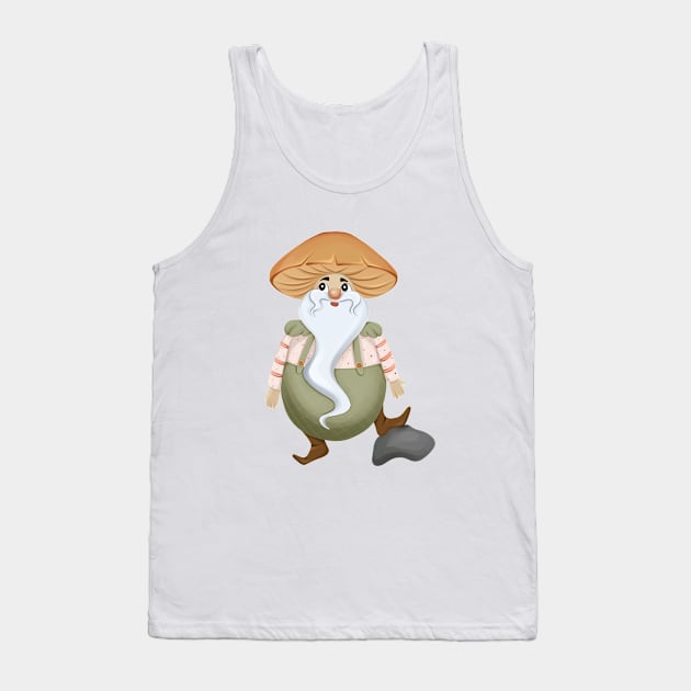 Cute mushroom Tank Top by Torrika